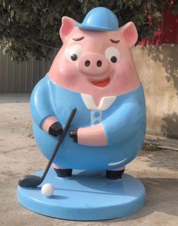 設(shè)計玻璃鋼卡通雕塑時要注意些什么？