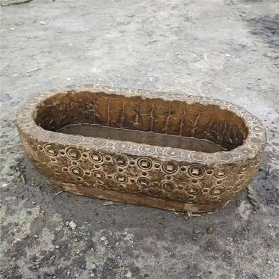 老石槽，石雕水槽