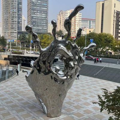 海浪浪花擺件，城市街道創(chuàng)意雕塑