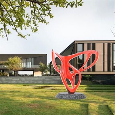 戶(hù)外公園小區(qū)不銹鋼異性彩繪景觀(guān)雕塑