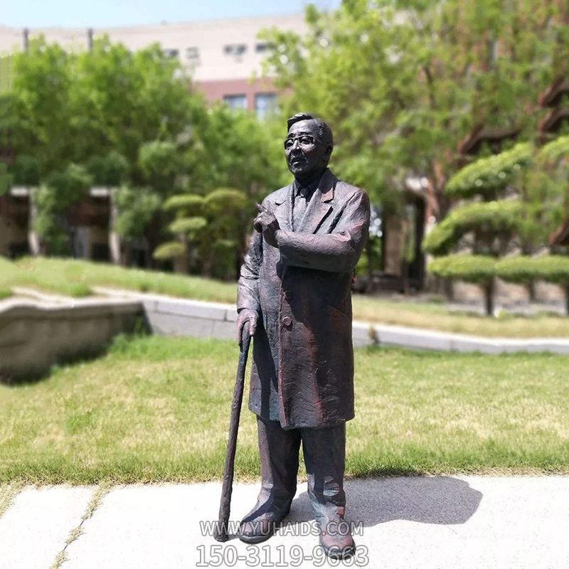 公園銅雕中國名人著名數(shù)學(xué)家華羅庚雕塑 公園銅雕中國名人著名數(shù)學(xué)家華羅庚雕塑