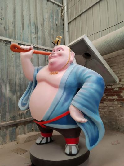 太乙真人玻璃鋼動漫人物雕塑